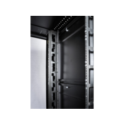 Шкаф серверный ЦМО (ШТК-СП-42.8.10-48АА-9005) напольный 42U 800x930мм пер.дв.перфор. задн.дв.перфор.2-хст. 2 бок.пан. 1350кг черный 690мм 180град. 1950мм
