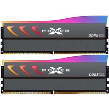 Память DDR5 2x16GB 6000MHz Silicon Power SP032GXLWU60AFDK Xpower Storm RGB RTL Gaming PC5-48000 CL30 DIMM 288-pin 1.35В kit single rank с радиатором Ret