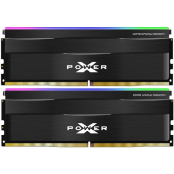 Память DDR5 2x32GB 6000MHz Silicon Power SP064GXLWU60BFDF Xpower Zenith RGB RTL Gaming PC5-48000 CL38 DIMM ECC 288-pin 1.35В kit single rank с радиатором Ret