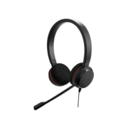 Наушники с микрофоном Jabra Evolve 20 UC Duo черный 1.2м накладные USB оголовье (4999-829-209)