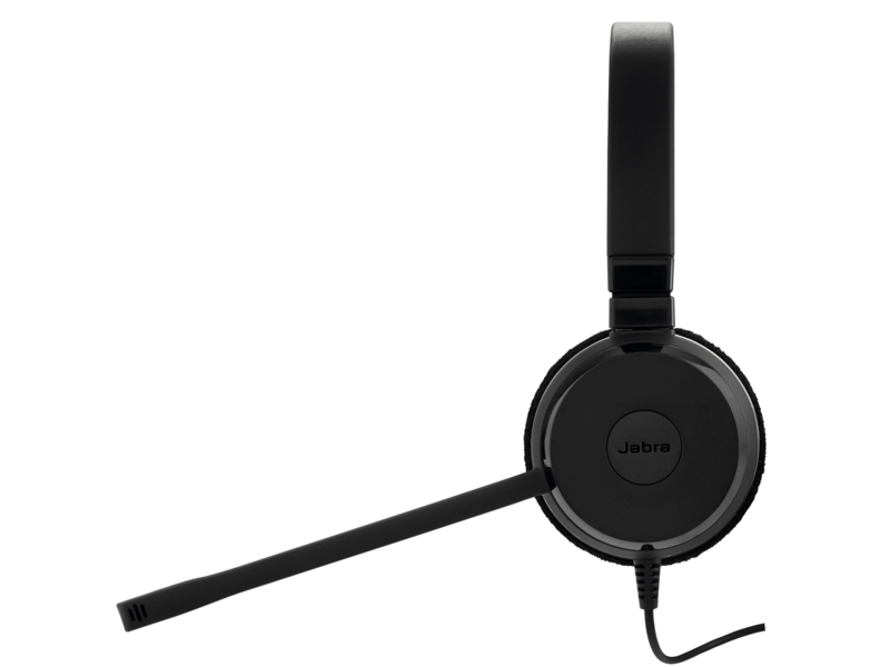 Наушники с микрофоном Jabra Evolve 20 UC Duo черный 1.2м накладные USB оголовье (4999-829-209)