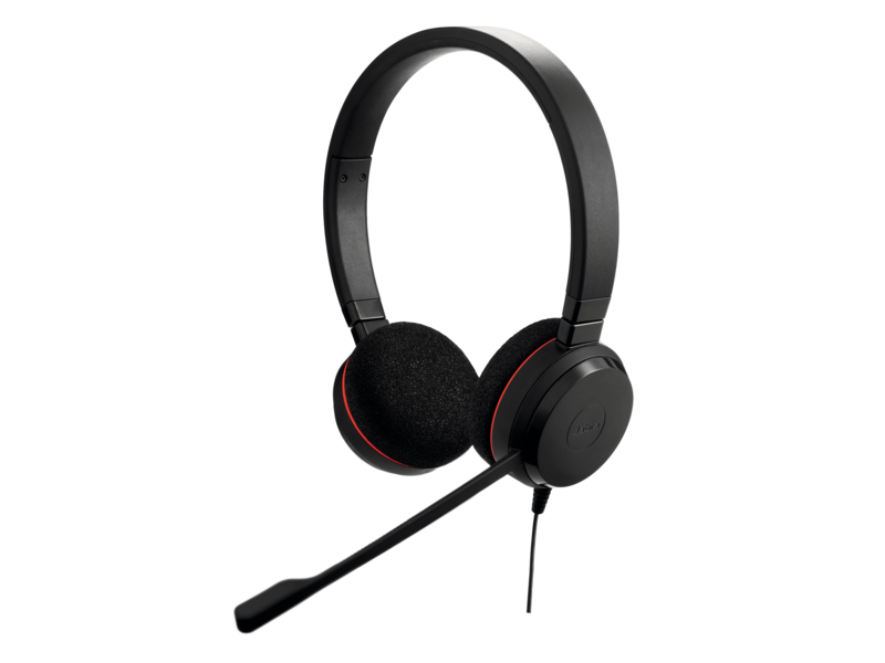 Наушники с микрофоном Jabra Evolve 20 UC Duo черный 1.2м накладные USB оголовье (4999-829-209)