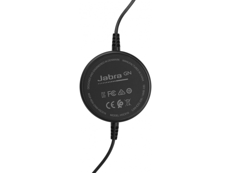 Наушники с микрофоном Jabra Evolve 20 UC Duo черный 1.2м накладные USB оголовье (4999-829-209)
