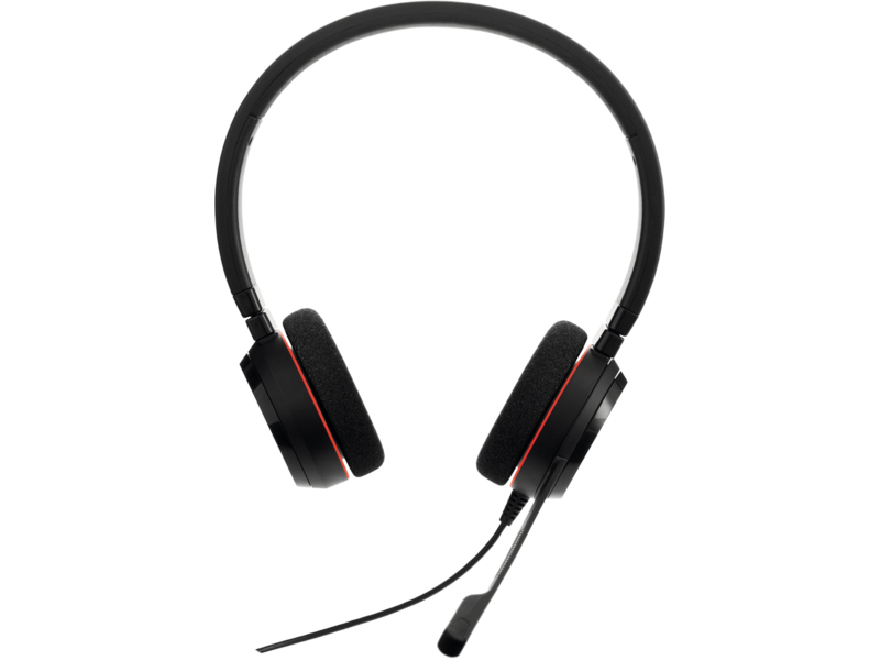 Наушники с микрофоном Jabra Evolve 20 UC Duo черный 1.2м накладные USB оголовье (4999-829-209)