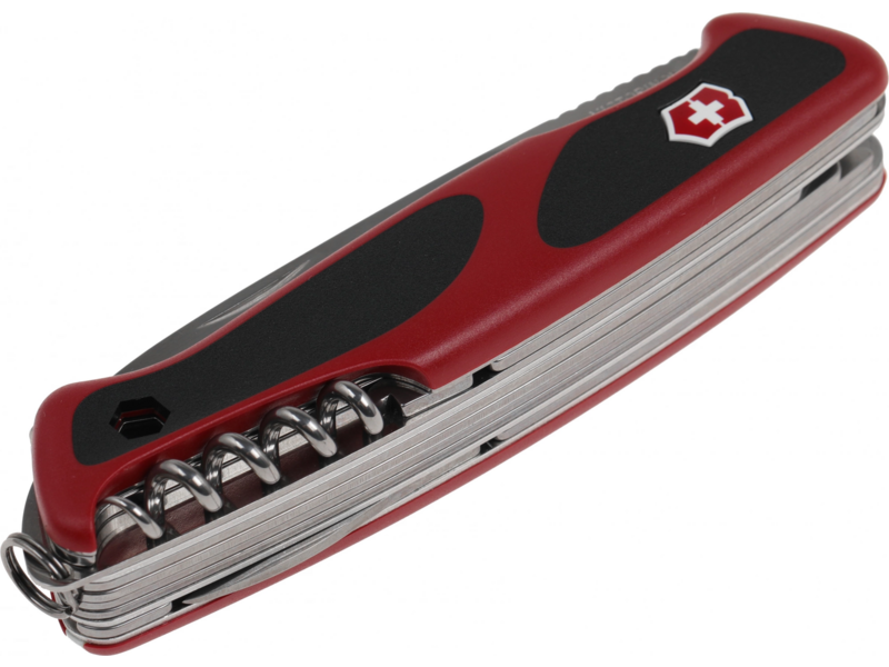 Нож перочинный Victorinox RangerGrip 174 Handyman (0.9728.WC) 130мм 17функц. красный/черный карт.коробка