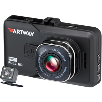 Видеорегистратор Artway AutoCam AV-394 черный 2Mpix 1080x1920 1080i 120гр. Ambarella