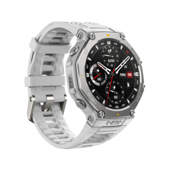 Смарт-часы Amazfit T-Rex 3 A2323 48.5мм 1.5" AMOLED корп.серый рем.серый разм.брасл.:145-210мм (6970100377811)