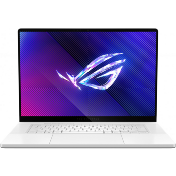 Ноутбук Ноутбук/ ASUS ROG Zephyrus G16 GU605CX-QR077W 16"(2560x1600 OLED 240Hz)/Intel Core Ultra 9 285H(3.7Ghz)/65536Mb/1024PCISSDGb/noDVD/Ext:NVIDIA GeForce RTX 5090(24576Mb)/Cam/BT/WiFi/90WHr/war 1y/1.95kg/Platinum White/Win11Home + чехол