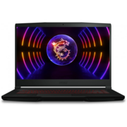 Ноутбук MSI GF63 Thin 12UCX-1037XRU Core i5 12450H 16Gb SSD256Gb NVIDIA GeForce RTX 2050 4Gb 15.6" IPS FHD (1920x1080) FreeDOS black WiFi BT Cam (9S7-16R821-1037)