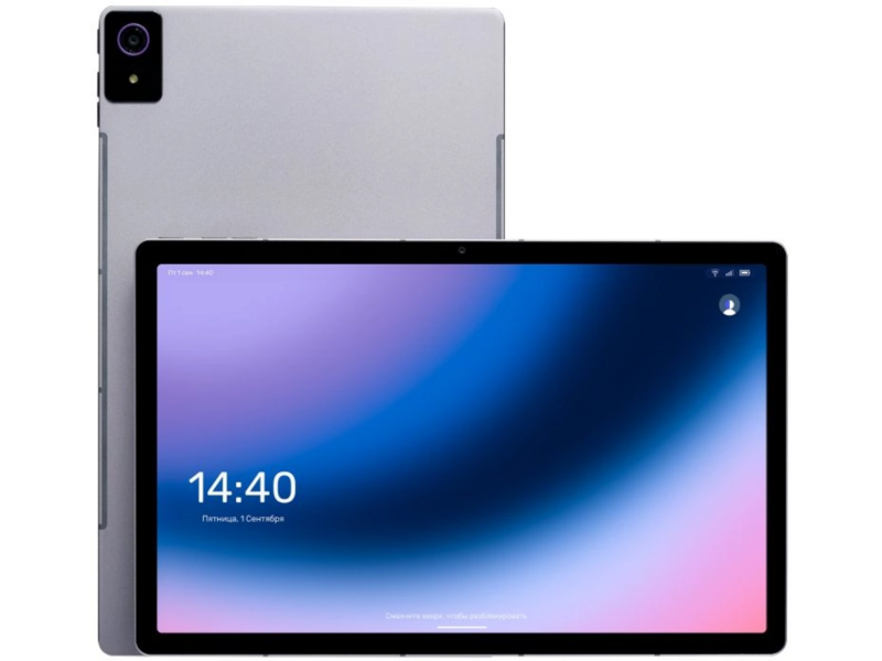 Планшет Kvadra TS11.02-2111-21 (2.4) 8C RAM6Gb ROM128Gb 10.95" IPS 2000x1200 Аврора Корпоративная серый 13Mpix 5Mpix BT WiFi microSD 256Gb 9000mAh 8hr