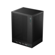 Корпус MiniTower Deepcool CH170 Digital Black (mini-ITX, без БП, 2xUSB3.0 Type-A+ USB3.2 Type-C) (R-CH170-BKNPI0D-G-1)