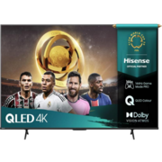 Телевизор ЖК 55'' Hisense Телевизор ЖК 55'' Hisense/ 55", QLED, Ultra HD, 144 Hz(VRR), Smart TV (ОС VIDAA U8.5), Wi-Fi, DVB-T2/T/C/S2/S, FreeSync Premium, 2.0Ch 2х10W, CI+(1.4), 3хHDMI, 2хUSB, Alexa Built-in, VIDAA Voice, Black 2025