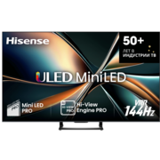 Телевизор ЖК 65'' Hisense Телевизор ЖК 65'' Hisense/ 65", Ultra HD, Mini LED, Local Dimming Zones 220, 144 Hz(VRR), Smart TV (ОС VIDAA U8.5), Wi-Fi, DVB-T2/T/C/S2/S, HDR 10+, Dolby Vision, Dolby Atmos, Bluetooth, 2.1ch 2*10W(Main)+20W(Subwoofer), CI+(1.4)