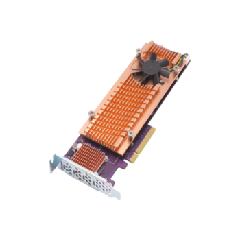 Плата расширения Плата расширения/ QNAP QM2-4S-240 Quad M.2 SATA SSD expansion card; supports up to four M.2 2280 formfactor M.2 SATA SSDs; PCIe Gen2 x4 host interface; Low-profile bracket pre-loaded, Low-profile flat and Full-height are bundled
