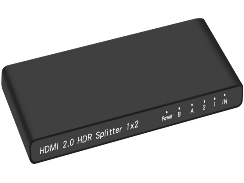 Greenconnect Разветвитель HDMI v2.0, 1x2, 4Kx2K 60Hz / 1080p / 3D, 4:4:4, ультратонкий корпус, серия Greenline, GL-VK2