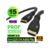 Кабель Greenconnect Кабель PROF 15.0m HDMI версия 2.0, черный, OD9.0mm, 28/24 AWG, позолоченные контакты, Ethernet 18.0 Гбит/с, 3D, 4K GCR-HM313-15.0m, тройной экран