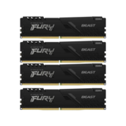 Память оперативная Память оперативная/ Kingston 64GB 3200MT/s DDR4 CL16 DIMM (Kit of 4) FURY Beast Black