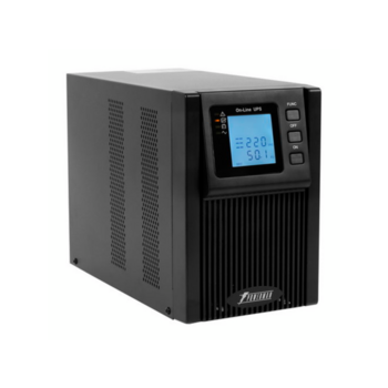 ИБП POWERMAN Online 2000, LCD, двойного преобразования, 2000ВА, 1800Вт, 8 штук IEC320 С13 с резервным питанием, USB, RS232, слот SNMP, разъем EPO, батарея 12В 9Ач 4 шт., 1 кабель для нагрузки C13/C14, 191 х 337 х 460 мм., 19.64 кг. ИБП POWERMAN Online 20