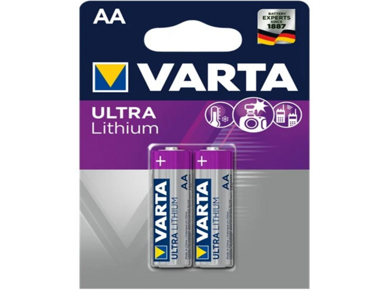 Батарейка AA Батарейка AA/ Батарейка Varta ULTRA FR6 AA BL2 Lithium 1.5V (6106) (2/20/200) (2 шт.)