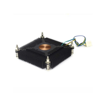 Кулер CPU Кулер CPU/ Gamemax E89X (50W, 4-pin PWM, 18mm, Al/Cu, 1x80mm, 55CFM, 30dBA, 2900RPM, S: 1200/115X, black)