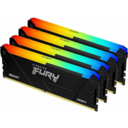 Память оперативная Память оперативная/ Kingston 128GB 3600MT/s DDR4 CL18 DIMM (Kit of 4) FURY Beast RGB
