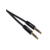 Кабель Кабель/ Кабель AUX GoPower Jack 3.5mm (m)-Jack 3.5mm (m) 1.0м TPE черный в пакете (1/500)
