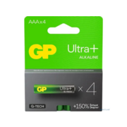 Элемент питания Алкалиновые батарейки c технологией G-tech GP Ultra Plus Alkaline 24А AАA - 4 шт. на блистере (4 шт.)
