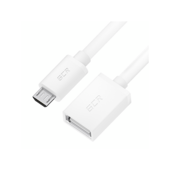 Кабель GCR Кабель 1.0m Type C-C, белый, для iPhone 15, Android, текстиль, в коробке, GCR-55683