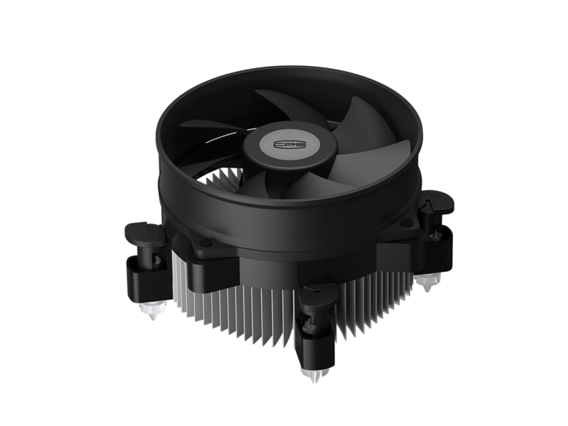 Кулер для ПК Кулер для ПК/ CPU Cooler PCCooler R120 (95W, 4-pin PWM, 60mm, Al, -mm, 1x95mm, 36.4CFM, 27.8dBA, 2700RPM, S: 1851/1700/1200/115X, black)