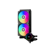 Система охлаждения Система охлаждения/ Water Cooling System PCCooler DA240 ARGB BK (270W, 240mm, Black, ARGB/ Fans: 2x120mm, 73.6CFM, -dBA, 1800RPM/ Pump height 55mm, -dBA, 3000RPM, Rad thickness 27mm/ S: 1851, 1700, 1200, 20XX, 115X, AM5, AM4)
