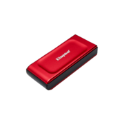 Твердотельный накопитель Твердотельный накопитель/ Kingston External SSD XS1000, 1000GB, Type-C/A, USB 3.2 Gen 2, R/W 1050/1000MB/s, 70x33x14mm, 29g., Red (12 мес)