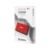 Твердотельный накопитель Твердотельный накопитель/ Kingston External SSD XS1000, 2000GB, Type-C/A, USB 3.2 Gen 2, R/W 1050/1000MB/s, 70x33x14mm, 29g., Red (12 мес)