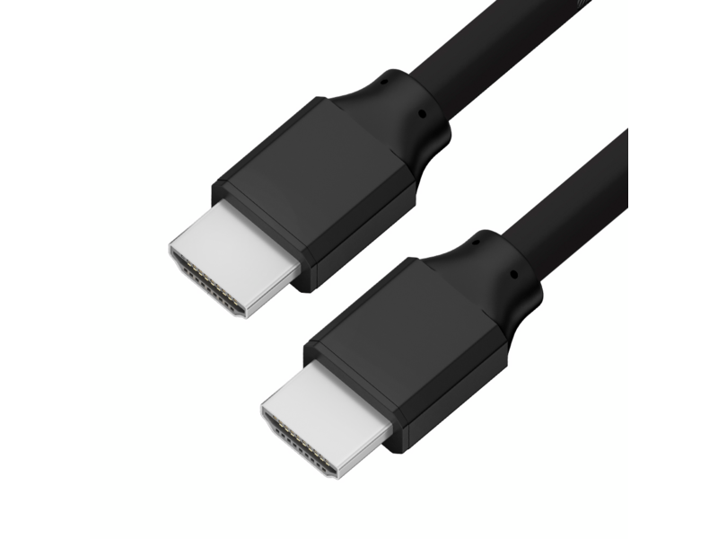Кабель HDMI 4ПХ Кабель 2.0m HDMI, Ultra HD 4K 60Hz, Full HD, 3D, черный, 30/30 AWG, экран
