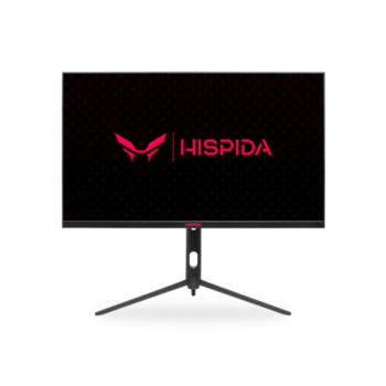 Монитор Монитор HISPIDA 27'' 2560x1440, IPS, 178/178, 5ms, 300nit, 1000:1, 180Hz, 2xDP/2xHDMI, noxUSB-A, RGB, FreeSync, LowBlueLight, LTSP, ExtPWR, Black, 1y
