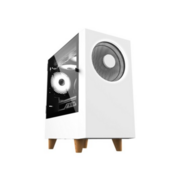 Корпус без блока питания Корпус без блока питания/ Case WIZMAX EM1, Mini-Tower, TG, 1x160mm + 1x120mm LED, 1xUSB-A 3.0 + 2xUSB-A 2.0, mATX, mITX, Woofer White