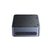 Компьютер Компьютер/ Chuwi LarkBox S Intel Core i3 1220P(1.5Ghz)/16384Mb/512SSDGb/Int:Intel UHD Graphics/BT/WiFi/war 1y/0.4kg/Gray+Black/Win11Pro + Aluminum+plastic/RAM slot*2/bracket/USB2.0*2/USB3.2*2/Type-C*1/HDMI*2/DP*1/RJ45*2/WIFI5,BT5.1/bracke