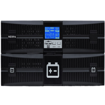 ИБП NERPA RU ИБП NERPA RU (online, Rack/Tower, 10 kVA/10kW, установлено 16 x 12V,9Ah АКБ, возможность подключения внешних АКБ)