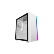 Корпус без блока питания Корпус без блока питания/ Case PCCooler LM300 ARGB WH, Mini-Tower, TG, 1x120mm ARGB, 1xUSB-A 3.0 + 2xUSB-A 2.0, mATX, mITX White