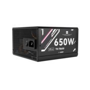 Блок питания 650W Блок питания 650W/ Power Supply Thermalright, 650W 80+ Bronze (ATX, 3.0, Full modular, 1x24(20+4)pin, 2xCPU 8(4+4)pin, 4xPCIe*2 8(6+2)pin, 3xSATA3, 3xMOLEX4pin, Active, 120x120mm, 150x140x86mm, APFC, black)