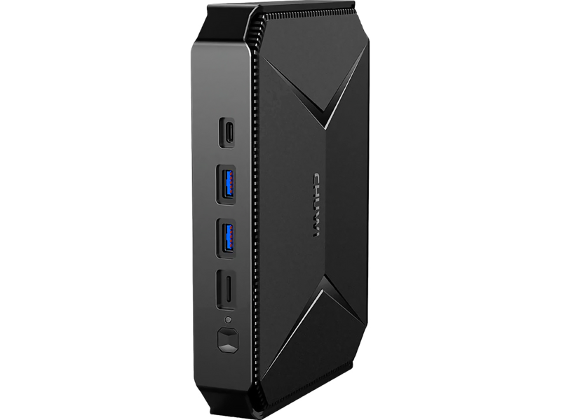 Компьютер Chuwi HeroBox Intel N-series N100(0.8Ghz)/8192Mb/256SSDGb/Int:Intel UHD Graphics 600/BT/WiFi/war 1y/0.59kg/Black/Win11Home + USB2.0*2/USB3.0*2/Type-C*1/HDMI*1/VGA*1/RJ45*1/WIFI6,BT5.2/bracket