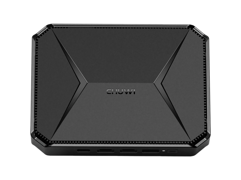 Компьютер Chuwi HeroBox Intel N-series N100(0.8Ghz)/8192Mb/256SSDGb/Int:Intel UHD Graphics 600/BT/WiFi/war 1y/0.59kg/Black/Win11Home + USB2.0*2/USB3.0*2/Type-C*1/HDMI*1/VGA*1/RJ45*1/WIFI6,BT5.2/bracket