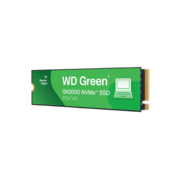 Твердотельные накопители Твердотельные накопители/ WD SSD Green SN3000, 2000GB, M.2(22x80mm), NVMe, PCIe 4.0 x4, QLC, R/W 5000/4200MB/s, TBW 250, DWPD 0.1 (12 мес.)