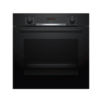 Встраиваемая электрическая духовка BOSCH 60 см, встраиваемый, электрический с конвекцией, объем 71 л, утапливаемые переключатели, 6 режимов, очистка каталитическая, направляющие проволочные + телескопические (1 уровень), черный