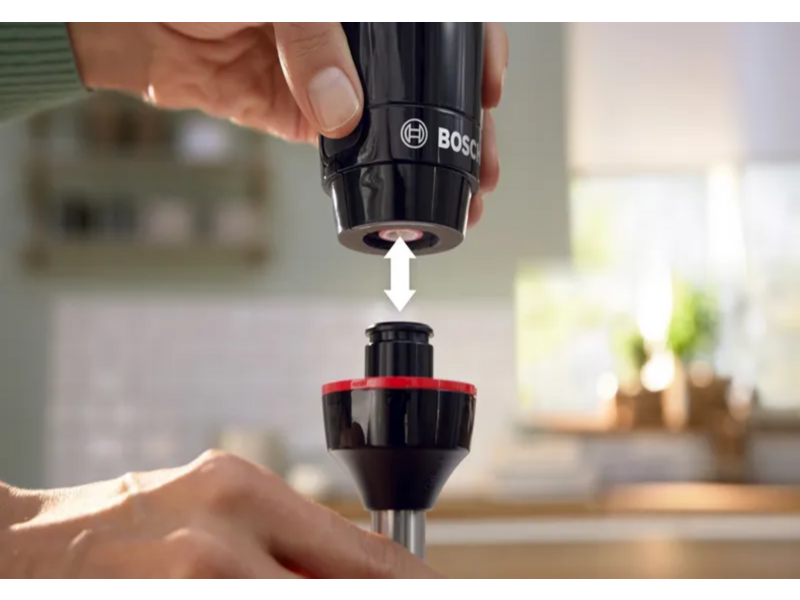 Блендер Bosch Блендер Bosch/ Блендер Bosch, погружной, мощность 1000 Вт, механическое управление, 5 насадок, цвет черный