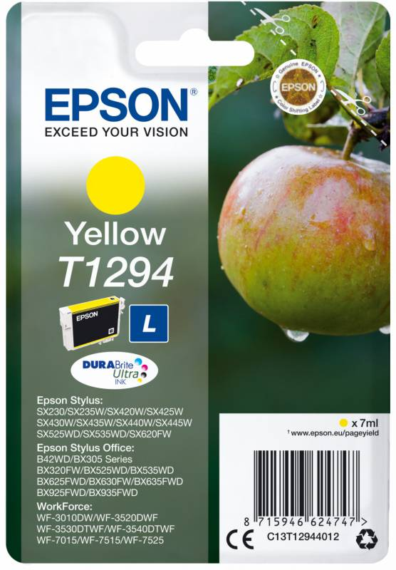 Картридж Картридж/ Epson I/C for SX420W/BX305F yellow new