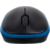 Мышь Logitech M185 черный/синий оптическая 1000dpi беспров. USB для ноутбука 2but (910-002632)