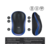 Мышь Logitech M185 черный/синий оптическая 1000dpi беспров. USB для ноутбука 2but (910-002632)
