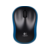 Мышь Logitech M185 черный/синий оптическая 1000dpi беспров. USB для ноутбука 2but (910-002632)