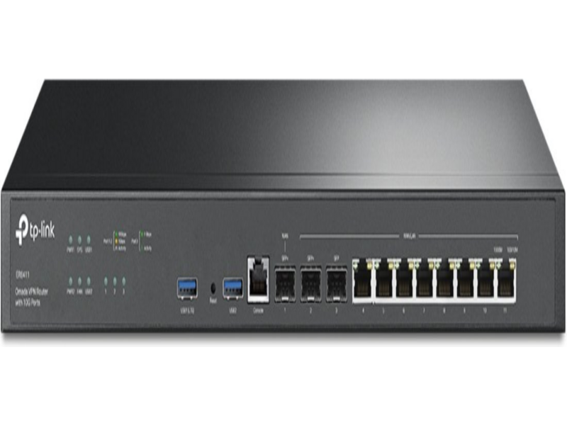 Межсетевой экран TP-Link ER8411 10/100/1000BASE-TX/SFP/SFP+ черный