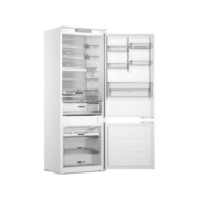 Встраиваемые холодильники Whirlpool 70 см, 193.5х54.3х69 см, 295/99 л, инверторный компрессор, автоматическая разморозка, зона свежести влажная, сенсорное управление, технология 6 SMYSL FreshControl, MultiFlow, FreezeControl, перенавешиваемые дверцы, скол